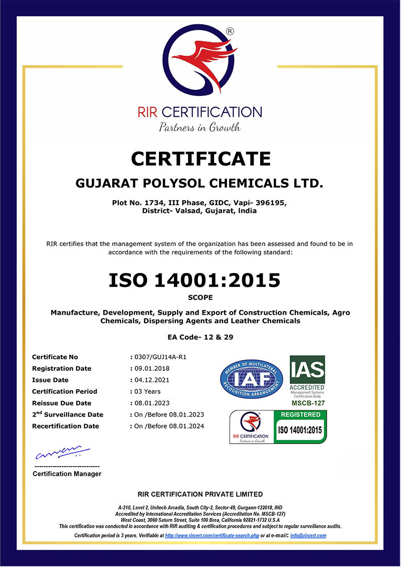 ISO Certificates